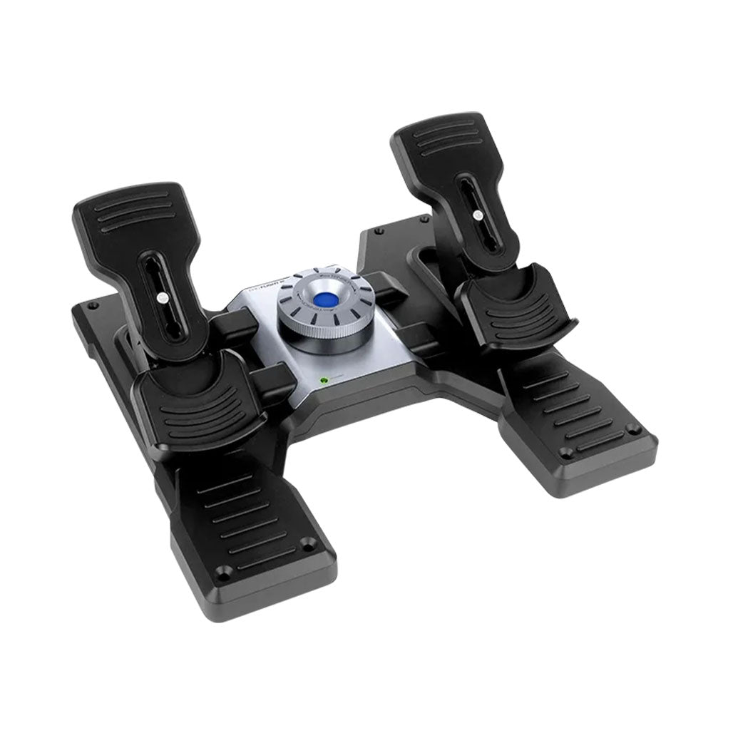 A Photo Of Logitech 945-000005 Flight Rudder Pedals - Enhance Your Flight Simulation Precision