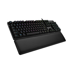 Logitech 920-008934 G513 Carbon Lightsync RGB Full-size Wired Mechanical Gaming Keyboard with Palmrest