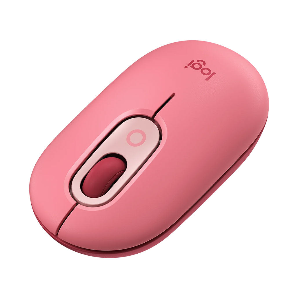 A Photo Of Logitech 910-006548 POP Mouse - Heartbreaker - Wireless Mouse with Customizable Emoji, SilentTouch, and SmartWheel