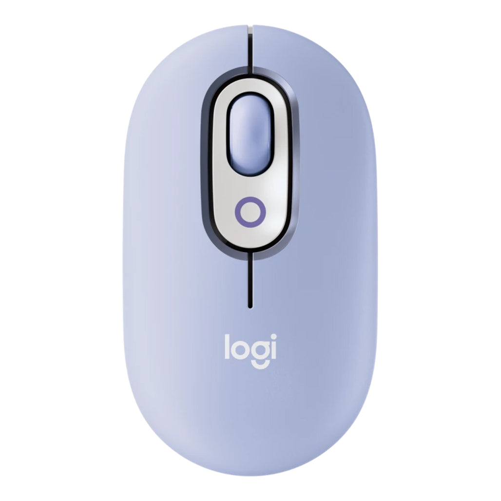 A Photo Of Logitech POP Wireless Mouse with Emoji Customization – Fun, Stylish, and Efficient