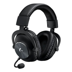 A Photo Of Logitech Pro X Wireless Lightspeed Gaming Headset - 50mm PRO-G Drivers, DTS Headphone 2.0, BLUE VO!CE Mic Technology - 981-000907