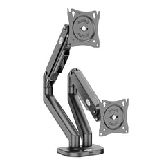 A Photo Of Kaloc/Zeno M8D Dual Monitor Mount – Adjustable for Screens 17 to 30 Inches with VESA Compatibility