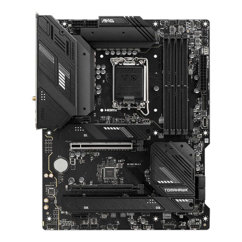 MSI Motherboard MAG B760 Tomahawk Wifi 911-7D96-003, 32597276590332, Available at 961Souq