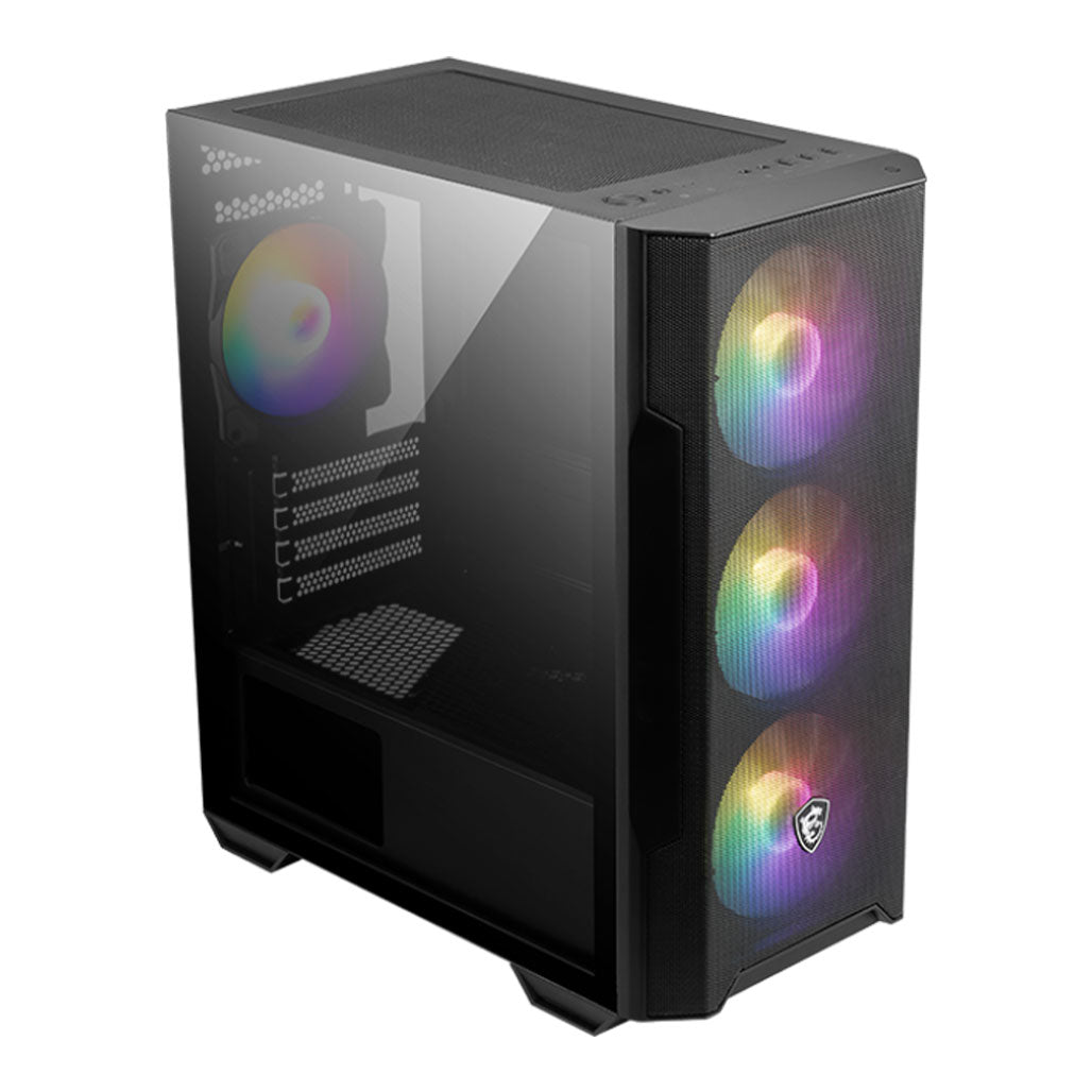 MSI MAG Forge M100R Micro-ATX Tower Gaming Case, 32582743490812, Available at 961Souq