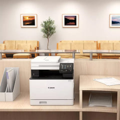 A Photo Of Canon i-SENSYS MF754CDW Multifunction Color Laser Printer – High-Speed Printing, Scanning & Cloud Connectivity