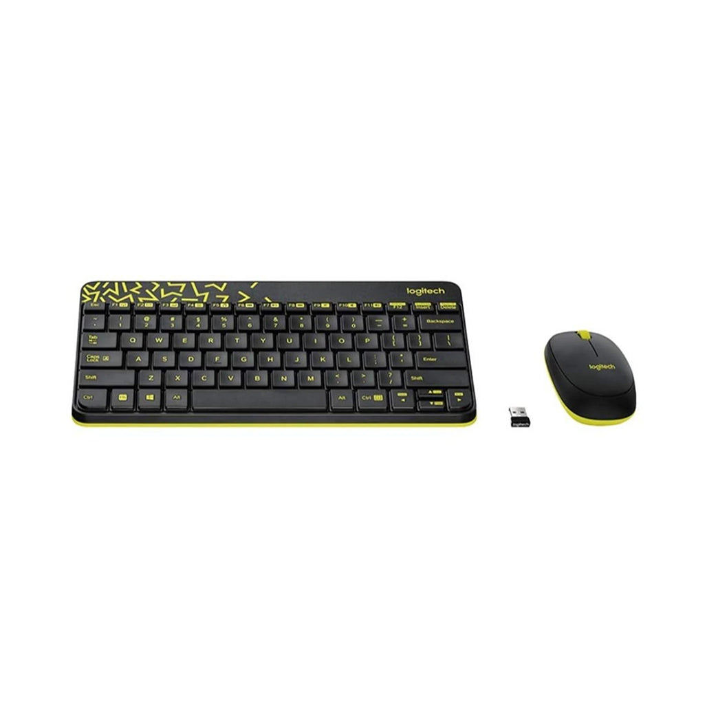 A Photo Of Logitech MK240 Nano Wireless Keyboard and Mouse Combo - Compact, Colorful, and Efficient