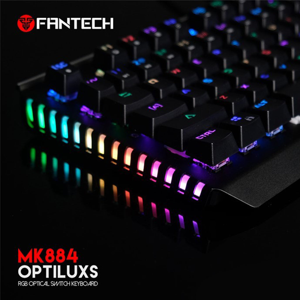 A Photo Of Fantech MK884 Optiluxs - RGB Optical Switch Mechanical Keyboard