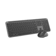 A Photo Of Logitech MK950 Signature Slim Wireless Keyboard and Mouse Combo - Silent Touch Technology, Multi-Device Compatibility, and Long Battery Life