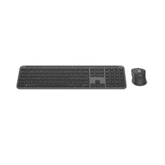 A Photo Of Logitech MK950 Signature Slim Wireless Keyboard and Mouse Combo - Silent Touch Technology, Multi-Device Compatibility, and Long Battery Life