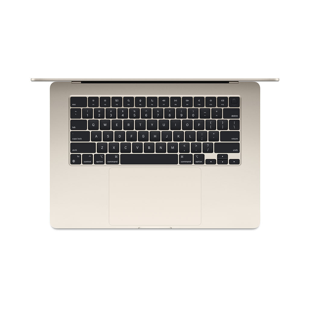 Apple MacBook Air MQKU3 2023 - 15.3-inch - 8-Core M2 - 8GB Ram - 256GB SSD - 10-Core GPU | Starlight, 31989085995260, Available at 961Souq
