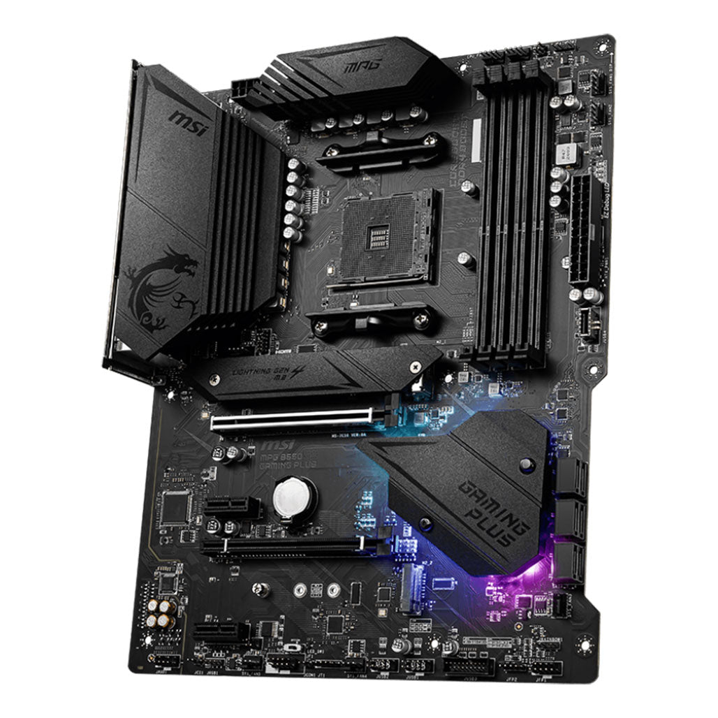 MSI Motherboard MPG B550 Gaming Plus 911-7C56-002, 32588680200444, Available at 961Souq