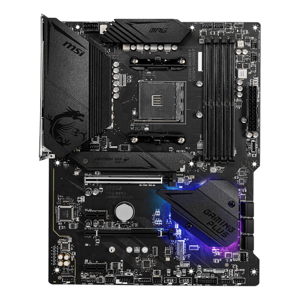 MSI Motherboard MPG B550 Gaming Plus 911-7C56-002, 32588680233212, Available at 961Souq