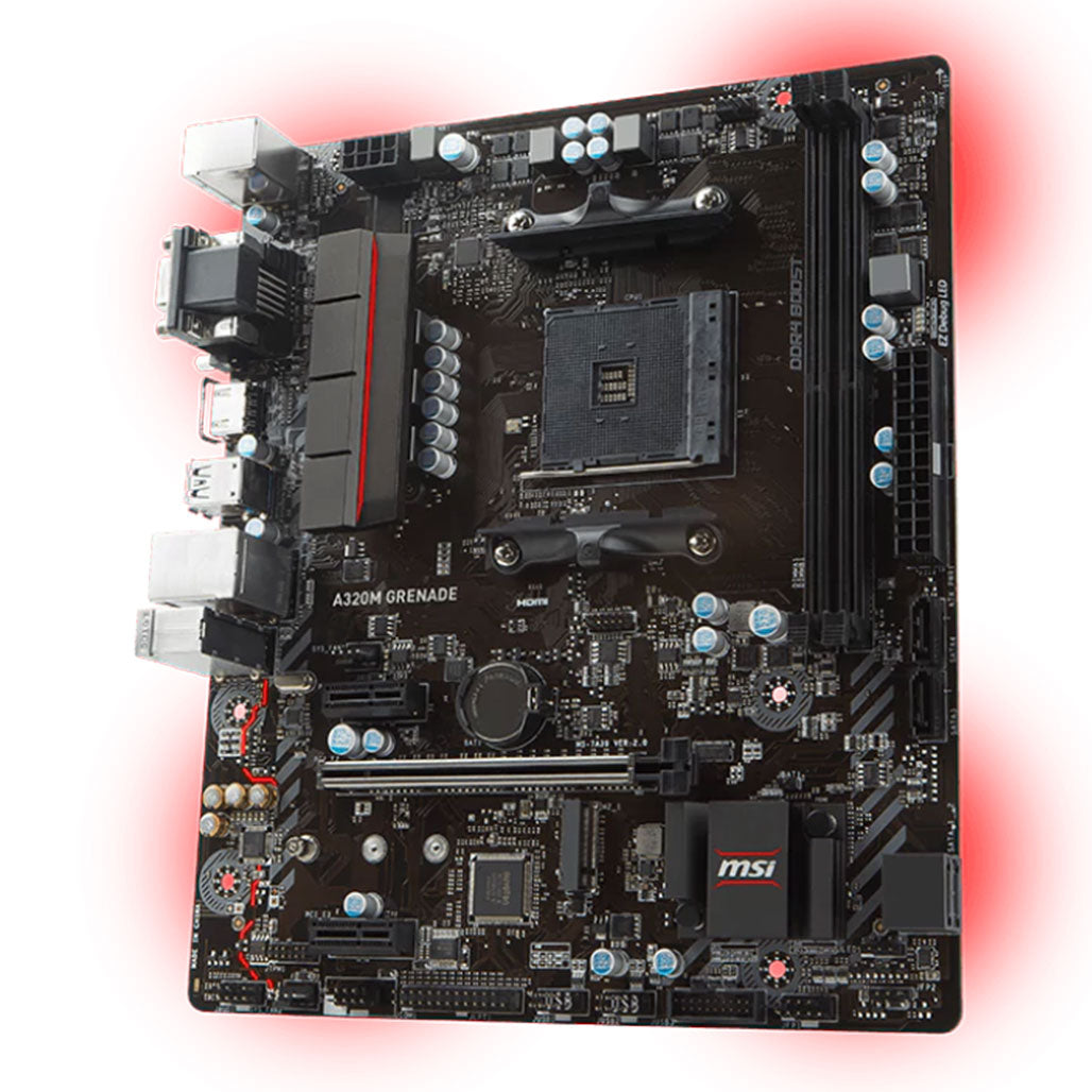 MSI Motherboard A320M Grenade 911-7A39-009, 32588359696636, Available at 961Souq