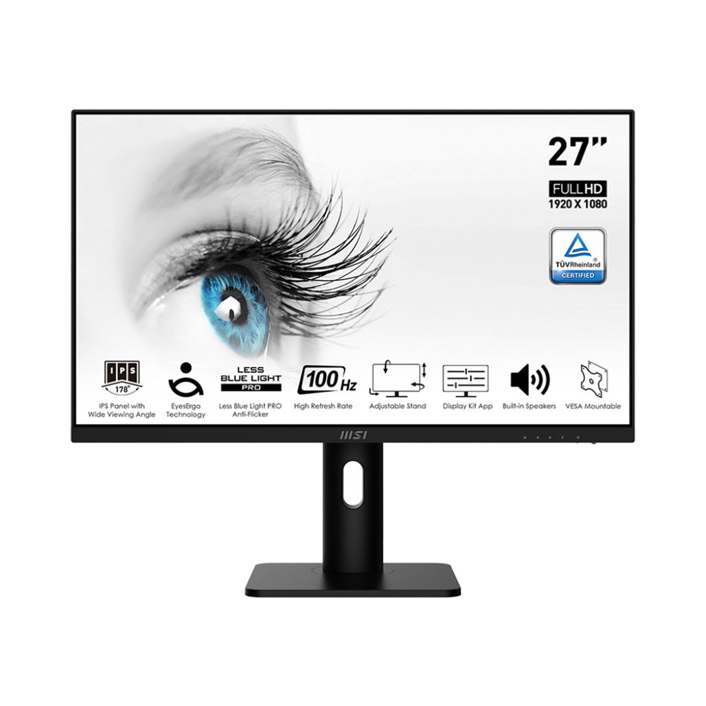 MSI Pro MP273AP 27" FHD 100Hz Professional Business Monitor, 32605011312892, Available at 961Souq