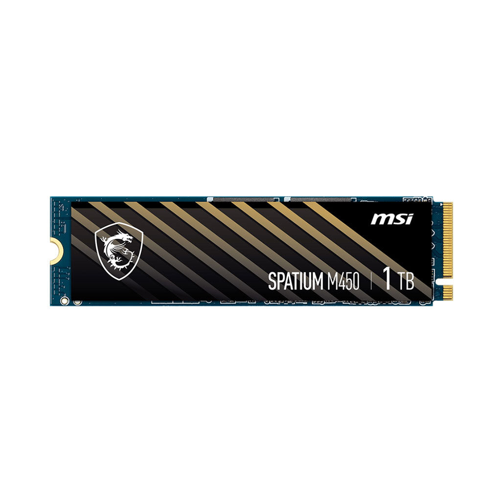 A Photo Of MSI Spatium M450 1TB PCIe 4.0 NVMe M.2 SSD - High-Speed Performance, Advanced Data Security