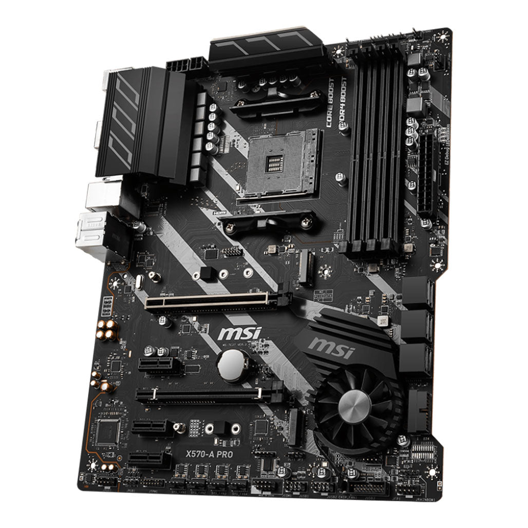 MSI Motherboard X570-A PRO 911-7C37-020, 32588539396348, Available at 961Souq
