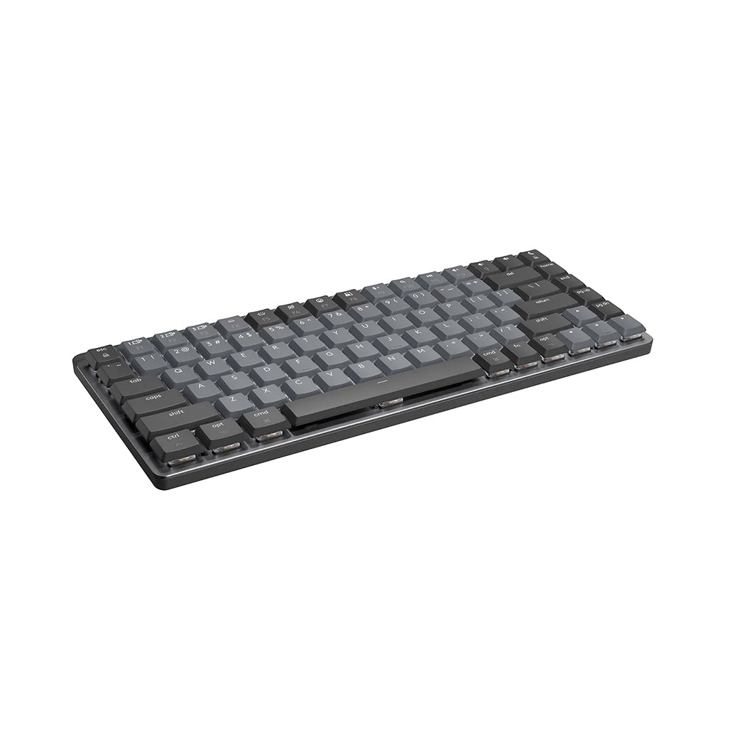 A Photo Of Logitech MX Mechanical Mini for Mac – Space Gray | Quiet Tactile Low-Profile Mechanical Keyboard