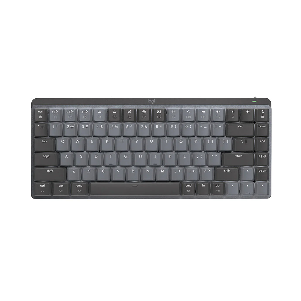 A Photo Of Logitech MX Mechanical Mini for Mac – Space Gray | Quiet Tactile Low-Profile Mechanical Keyboard