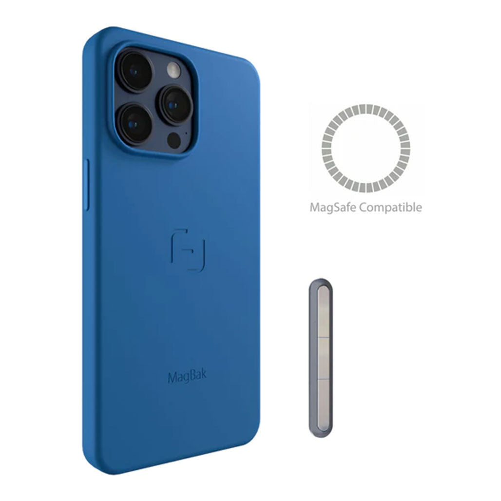 MagBak for iPhone 15 Pro Max - Blue, 32553772056828, Available at 961Souq