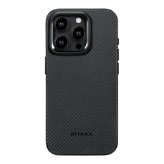 Pitaka MagEZ Case Pro 4 For iPhone 15 Pro - 600D Black/Grey (Twill)