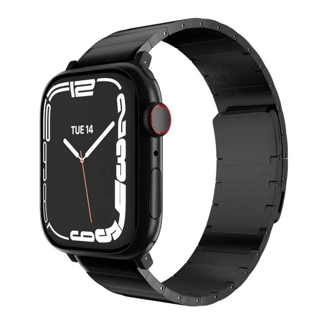 Mageasy Maestro Magnetic Stainless Steel Band for Apple Watch 38/40/41mm - Black, 32621256835324, Available at 961Souq
