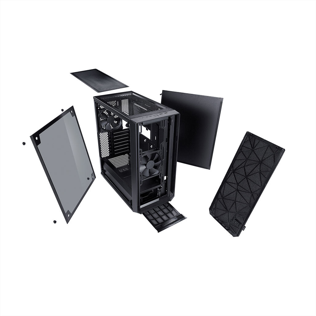 Fractal Design Meshify C Black ATX  Computer Case, 31974941032700, Available at 961Souq
