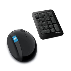 A Photo Of Microsoft L5V-00018 Sculpt Ergonomic Desktop - BlueTrack Keyboard and Mouse, English/Arabic Layout