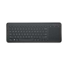 A Photo Of Microsoft N9Z-00019 Wireless All-In-One Media Keyboard with Built-in Touchpad - (Arabic)