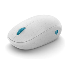 A Photo Of Microsoft Ocean Plastic Mouse - White | Eco-Friendly Design with Bluetooth 5.0 and Up to 12 Months Battery Life