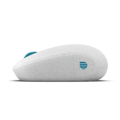 A Photo Of Microsoft Ocean Plastic Mouse - White | Eco-Friendly Design with Bluetooth 5.0 and Up to 12 Months Battery Life