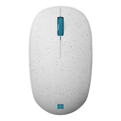 A Photo Of Microsoft Ocean Plastic Mouse - White | Eco-Friendly Design with Bluetooth 5.0 and Up to 12 Months Battery Life