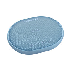 A Photo Of Motorola ROKR 500 Wireless Portable Speaker - Compact Bluetooth Speaker with Wireless Charging Pad, IPX6 Waterproof