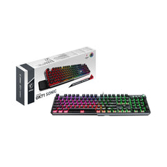 A Photo Of MSI Vigor GK71 Sonic - Full-size Wired Gaming Keyboard with MSI Sonic Red Switches and Enhanced RGB Lighting