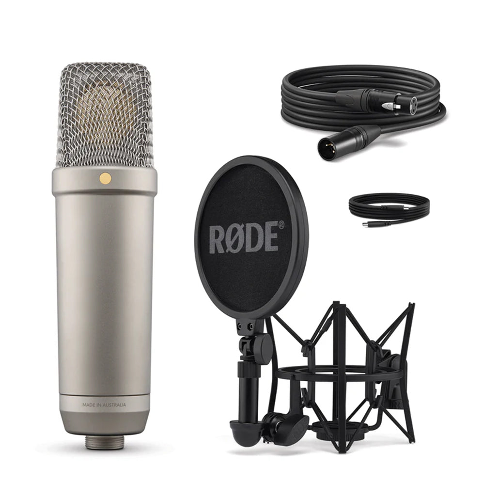 A Photo Of Rode NT1 5th Generation Studio Condenser Microphone - Dual Connect, 32-bit Float, XLR & USB