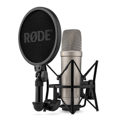 A Photo Of Rode NT1 5th Generation Studio Condenser Microphone - Dual Connect, 32-bit Float, XLR & USB