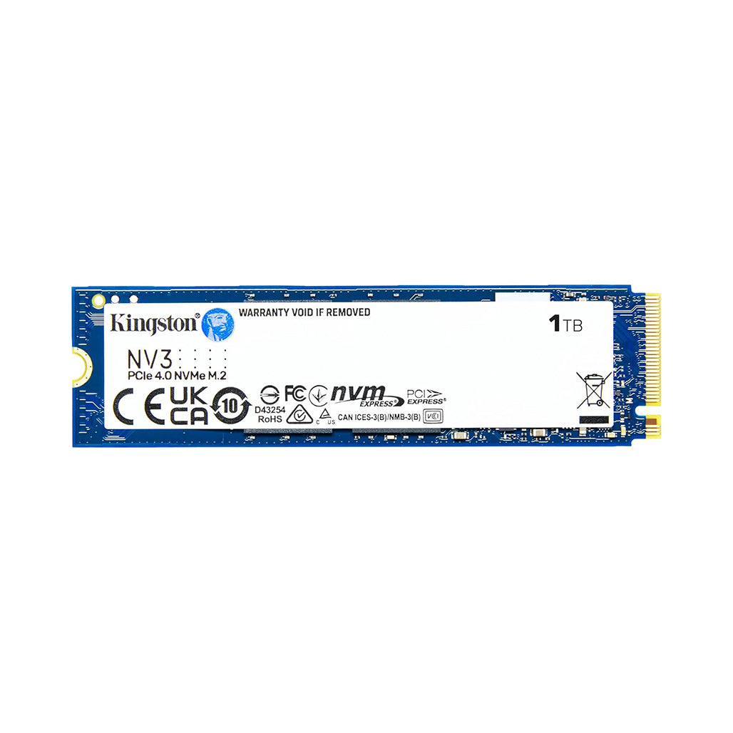 A Photo Of Kingston NV3 PCIe Gen 4x4 NVMe SSD – High-Speed Storage Up to 6,000MB/s