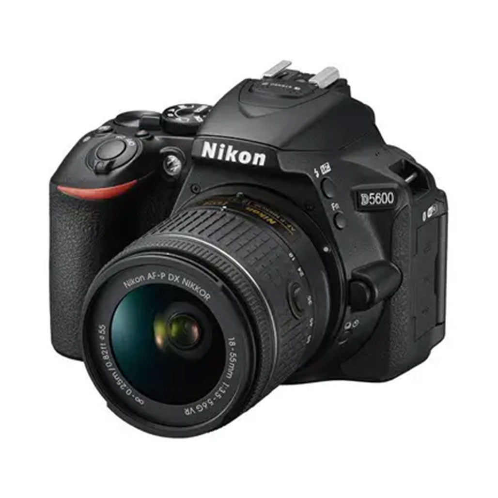 A Photo Of Nikon D5600 DSLR Camera with 18-55mm Lens – 24.2MP, Full HD Video, Wi-Fi, and Touchscreen LCD