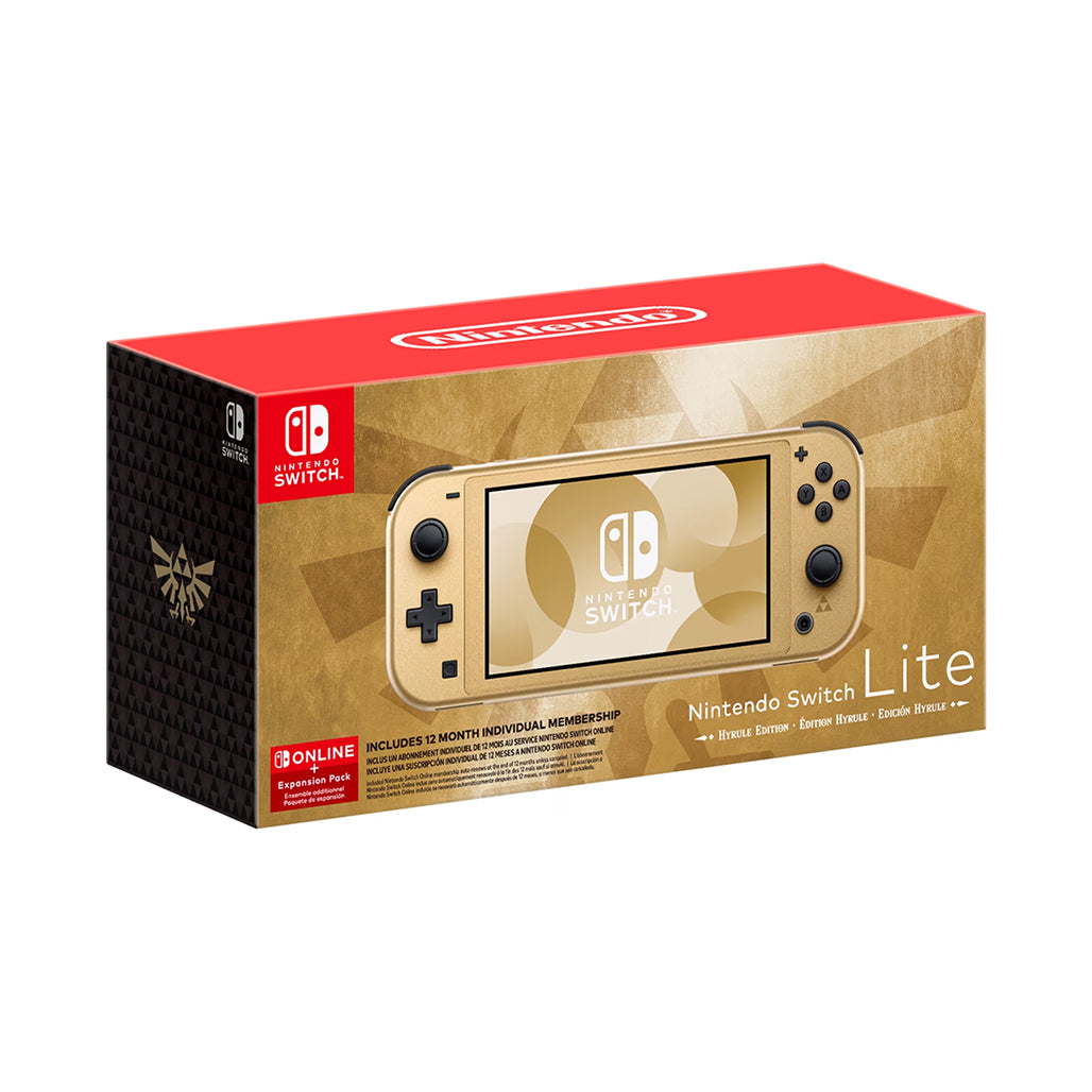 A Photo Of Nintendo Switch Lite Hyrule Edition – Gold Design