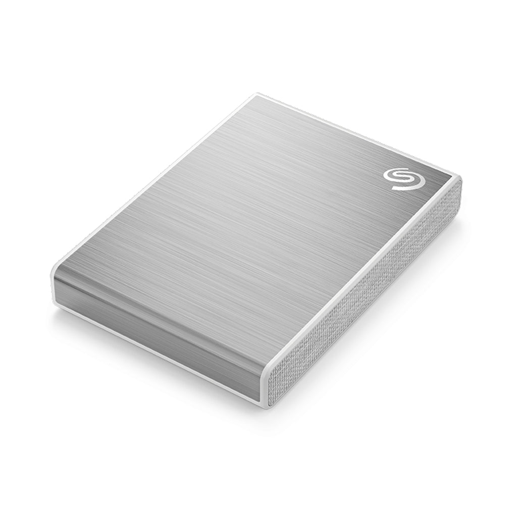 A Photo Of Seagate One Touch 1TB Portable SSD STKG1000401 – High-Speed External Storage with 1030 MB/s Transfer, USB-C Compatibility, and Mylio & Dropbox Subscriptions