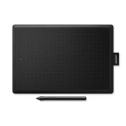 One by Wacom Creative Pen Tablet Medium | Black and Red