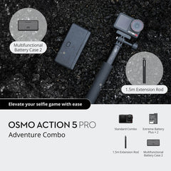 A Photo Of DJI Osmo Action 5 Pro – High-Performance Action Camera with 4K Video, 1/1.3″ Sensor, and 4-Hour Battery Life