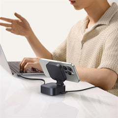 A Photo Of Baseus PicoGo 2-in-1 Magnetic Wireless Charger Qi2 67W – Fast, Portable Charging Solution for iPhone & Laptop