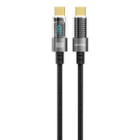 Porodo Braided Transparent USB-C TO USB-C Cable