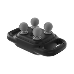 A Photo Of Porodo Lifestyle Quad Comfort Massager – Ultimate Full-Body Relaxation in Sleek Black