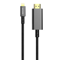 Porodo 4K HDMI to Type Lighting Cable 1.8M | PD-4KHDML-BK