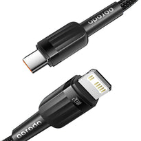 Porodo Braided 20W PD - C to Lightning Fast charging Cable - 1M