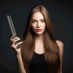 A Photo Of Porodo LifeStyle Wireless Rechargeable Hair Straightener - Black