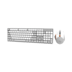 A Photo Of Porodo Gaming Wireless Keyboard and Mouse Set – 2.4GHz Connectivity, 1600 DPI Adjustable, Ergonomic Design for Windows & Mac