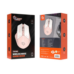 A Photo Of Porodo Gaming Wireless Mouse – 1600 DPI, 2.4GHz Wireless Connection, Ergonomic Gaming Design