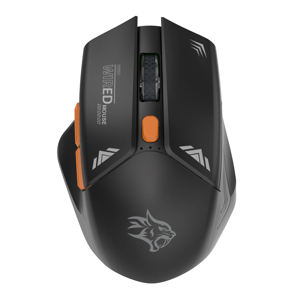 A Photo Of Porodo Gaming Wireless Mouse – 1600 DPI, 2.4GHz Wireless Connection, Ergonomic Gaming Design